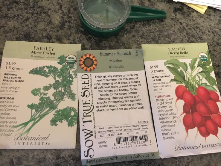 seed packets